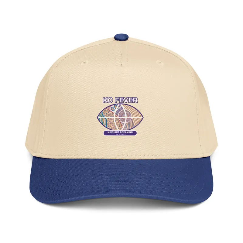 5 panel cap / Royal/Natural — Royal/Natural