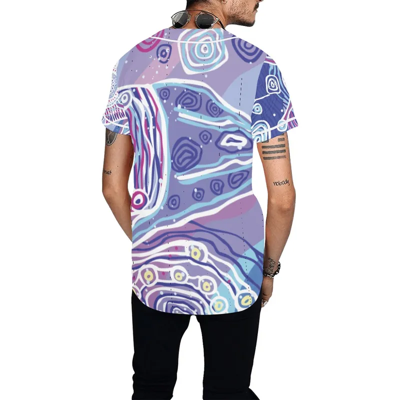 All Over Print Baseball Jersey for Men — Midnight Dreaming