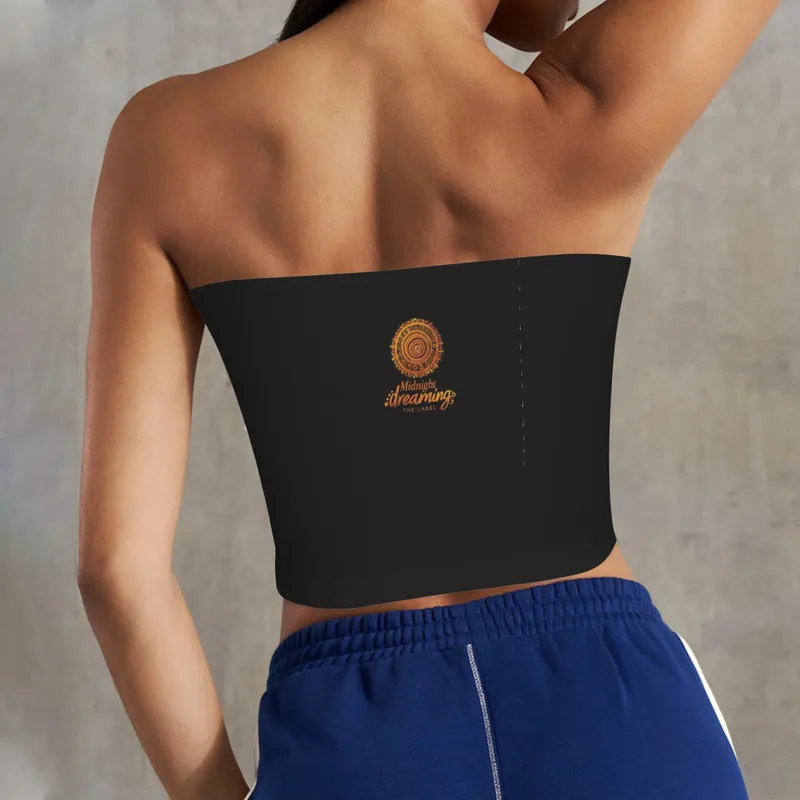 Basic Backless Tube Crop Top — Midnight Dreaming