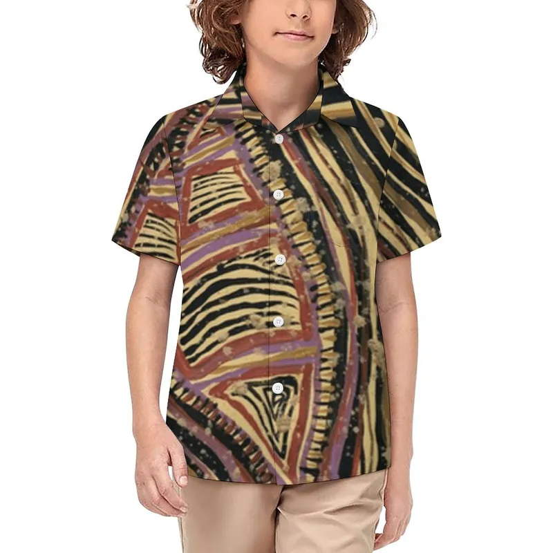 Children's Short Sleeved Shirt — Design 2 — Midnight Dreaming