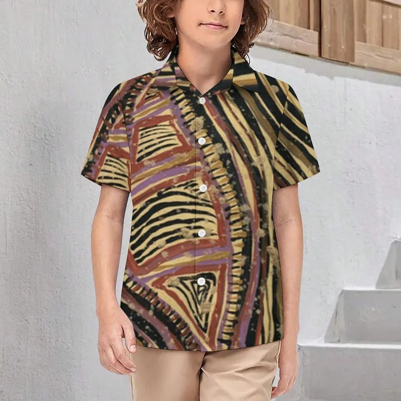 Children's Short Sleeved Shirt — Design 2 — Midnight Dreaming