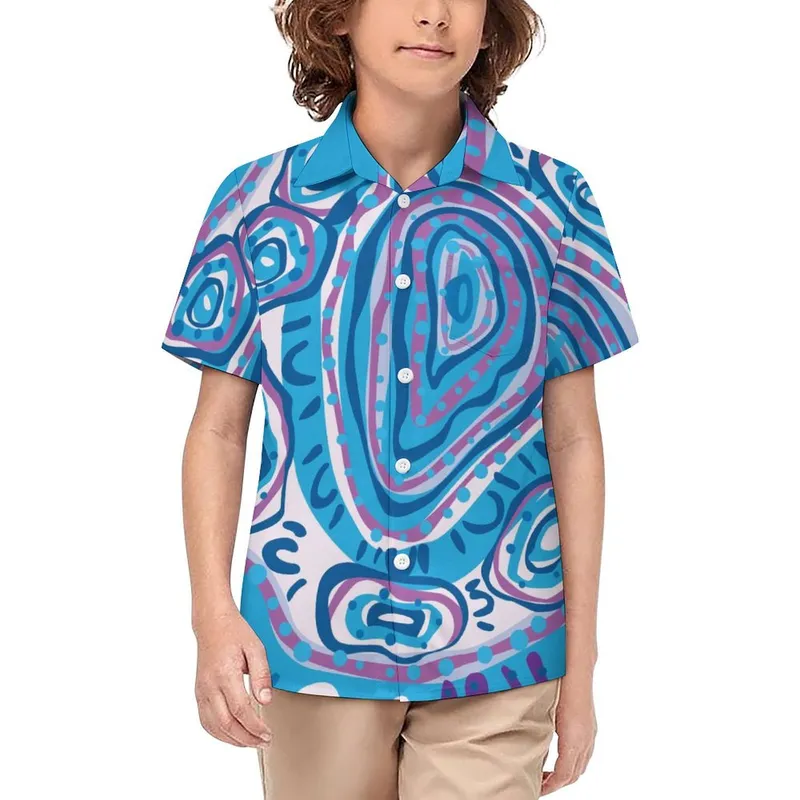 Children's Short Sleeved Shirt — Design 3 — Midnight Dreaming
