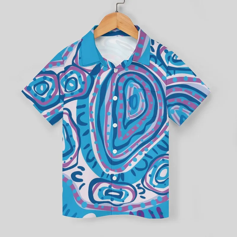 Children's Short Sleeved Shirt — Design 3 — Midnight Dreaming