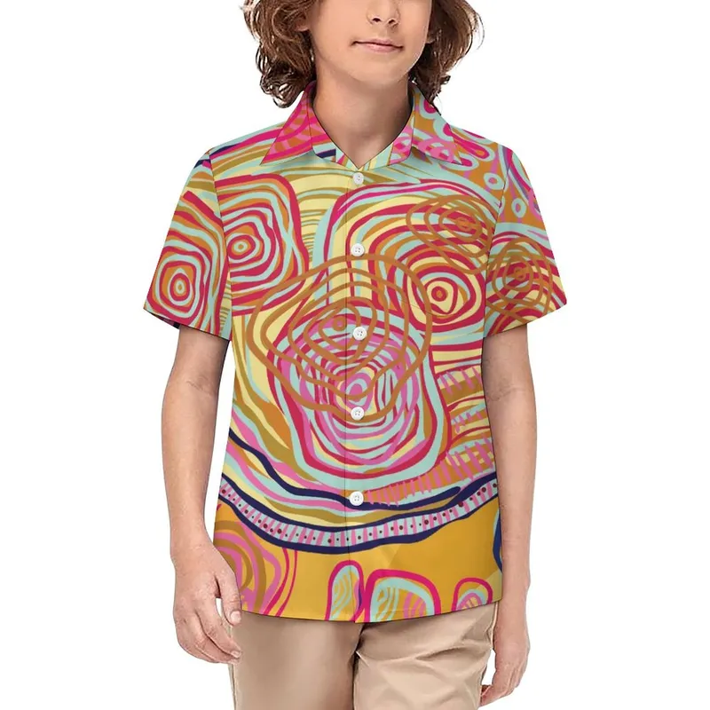 Children's Short Sleeved Shirt — Midnight Dreaming