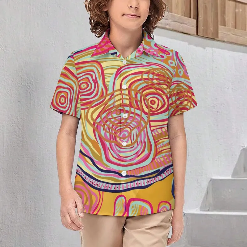 Children's Short Sleeved Shirt — Midnight Dreaming
