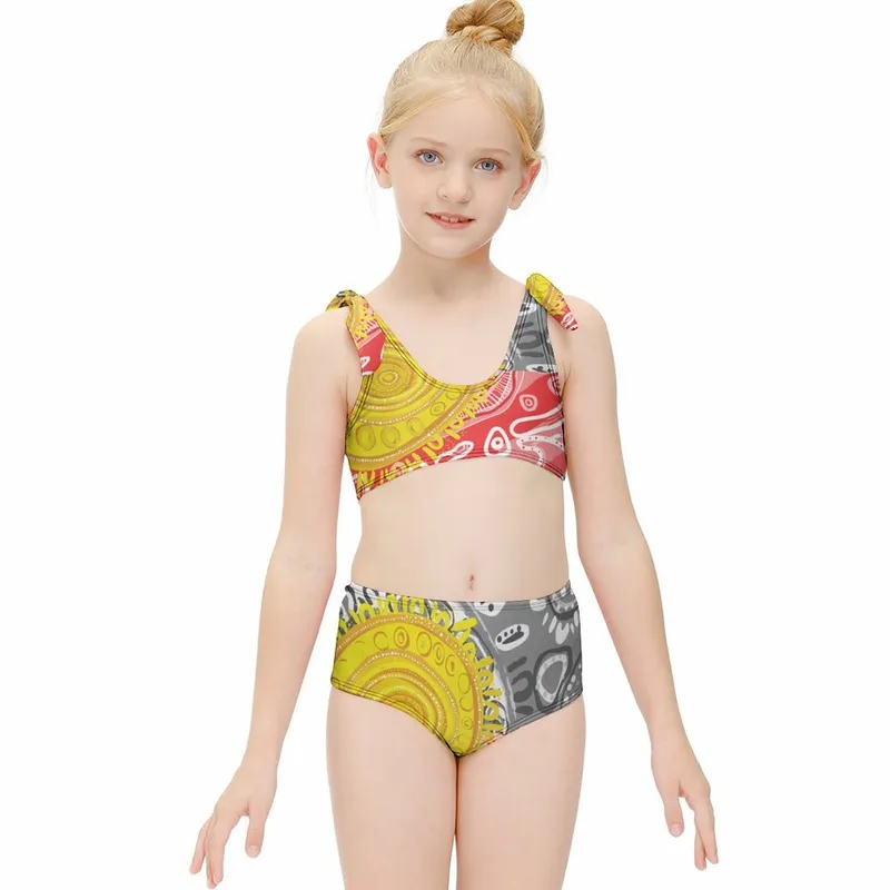 Children's Two-Piece Strappy Swimsuit — Midnight Dreaming
