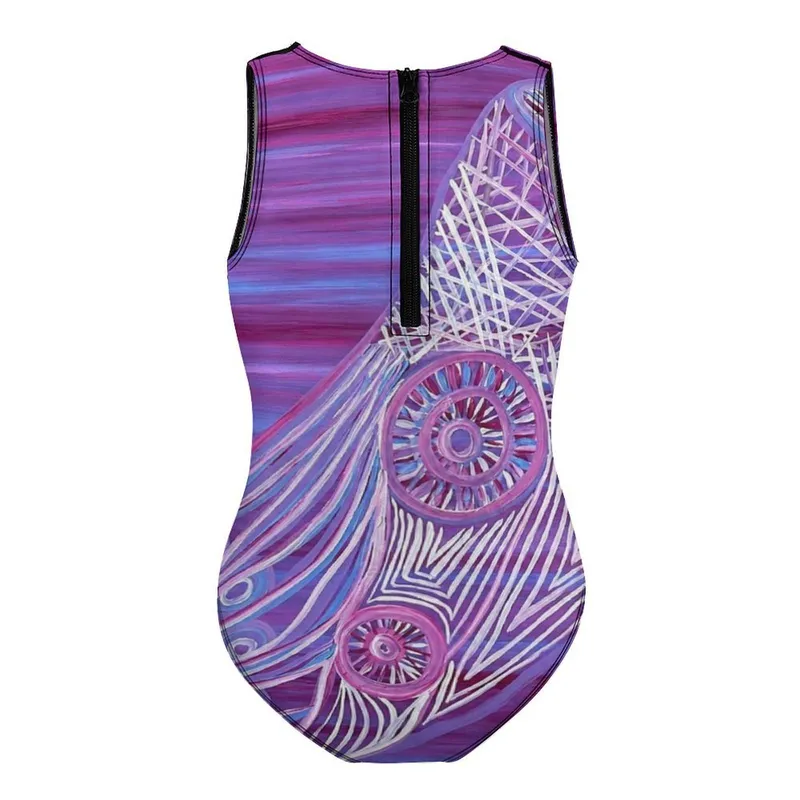 Girls' One-Piece Swimsuit — Midnight Dreaming
