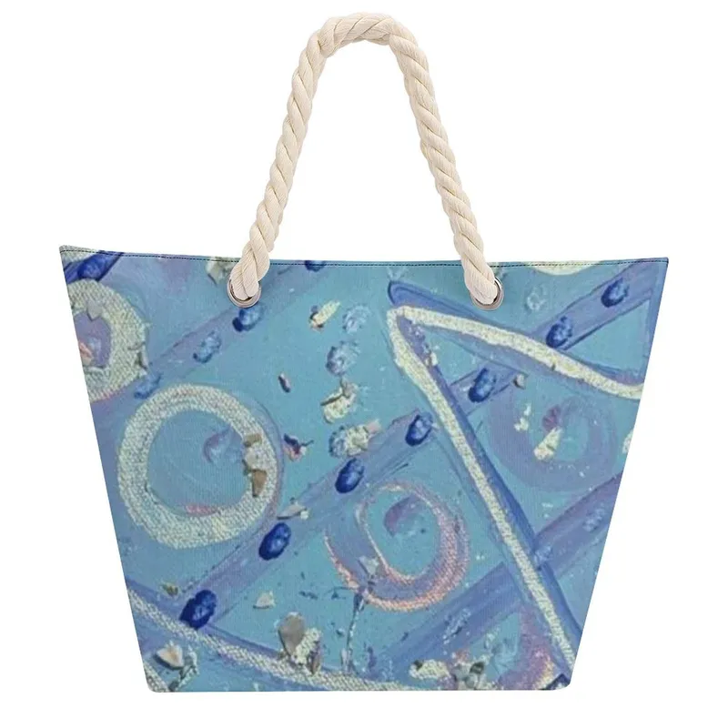 Hemp Rope Tote Bag — Midnight Dreaming