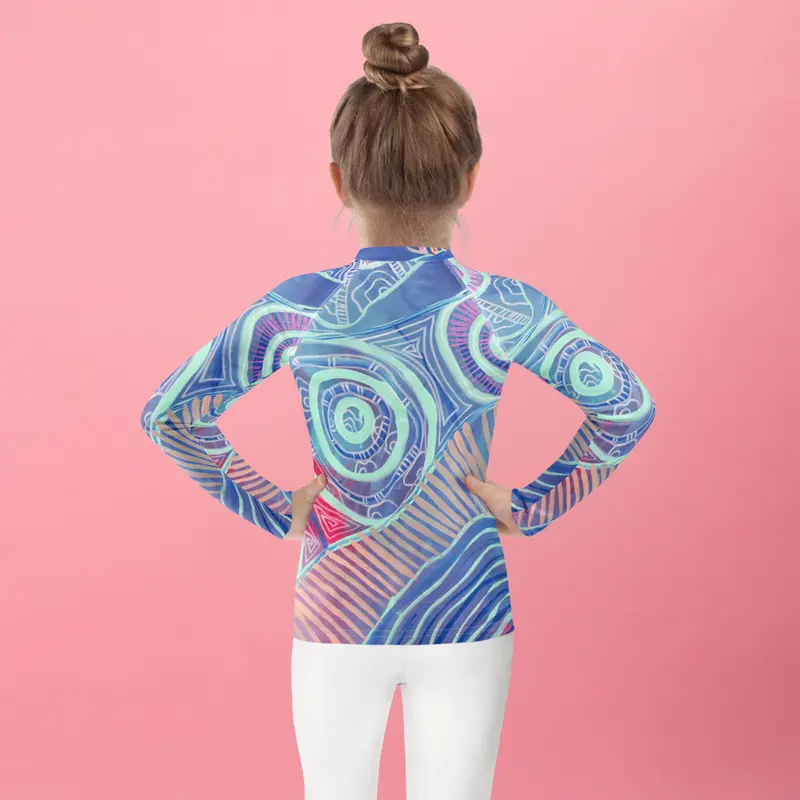 Kids Rash Guard / 2T — White