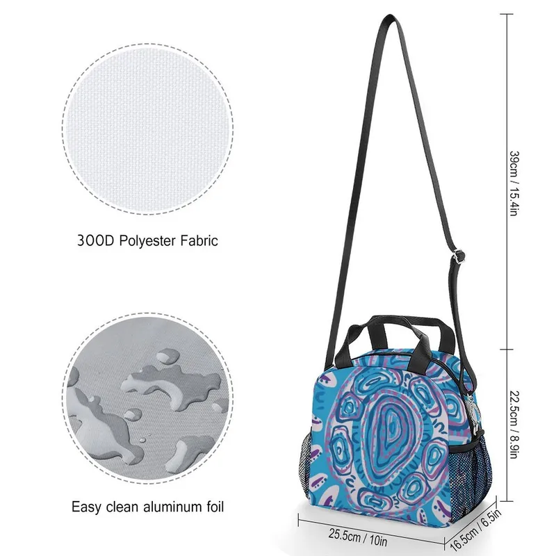 Printed Lunch Satchel Bag — Design 2 — Midnight Dreaming