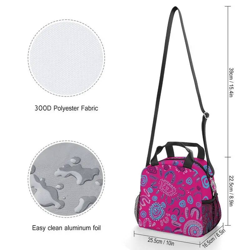 Printed Lunch Satchel Bag — Midnight Dreaming
