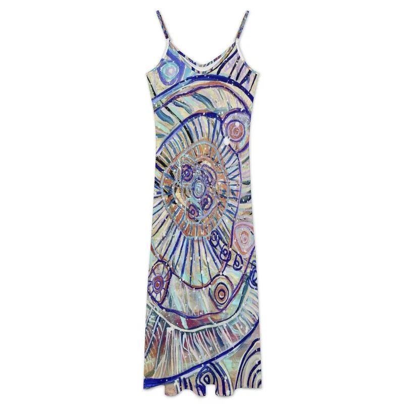 Sleeveless Strappy Maxi Dress — Midnight Dreaming
