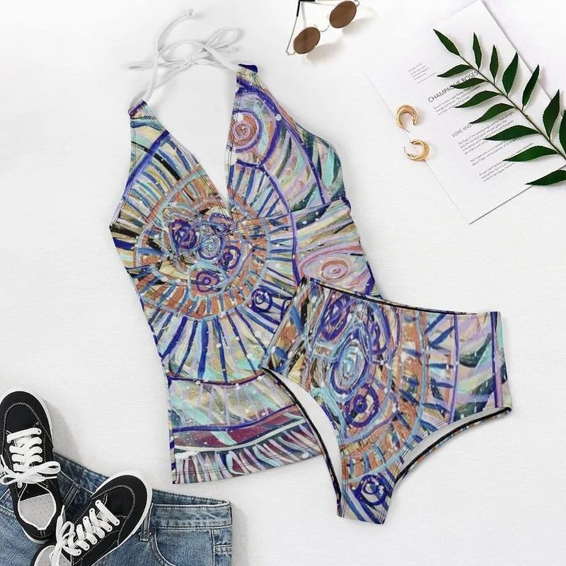 Split Swimsuit — Midnight Dreaming