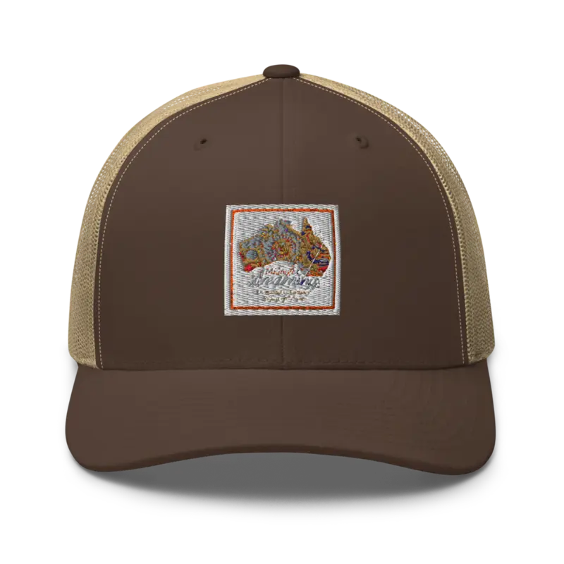 Trucker Cap / Brown/ Khaki / One size — Brown/ Khaki