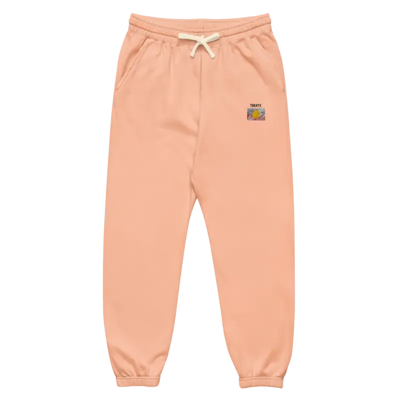 Unisex fleece sweatpants / Peachy / S — Peachy