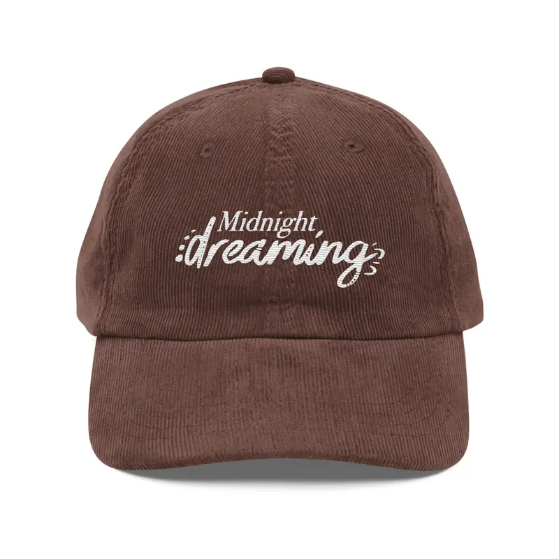 Vintage corduroy cap / Brown — Brown