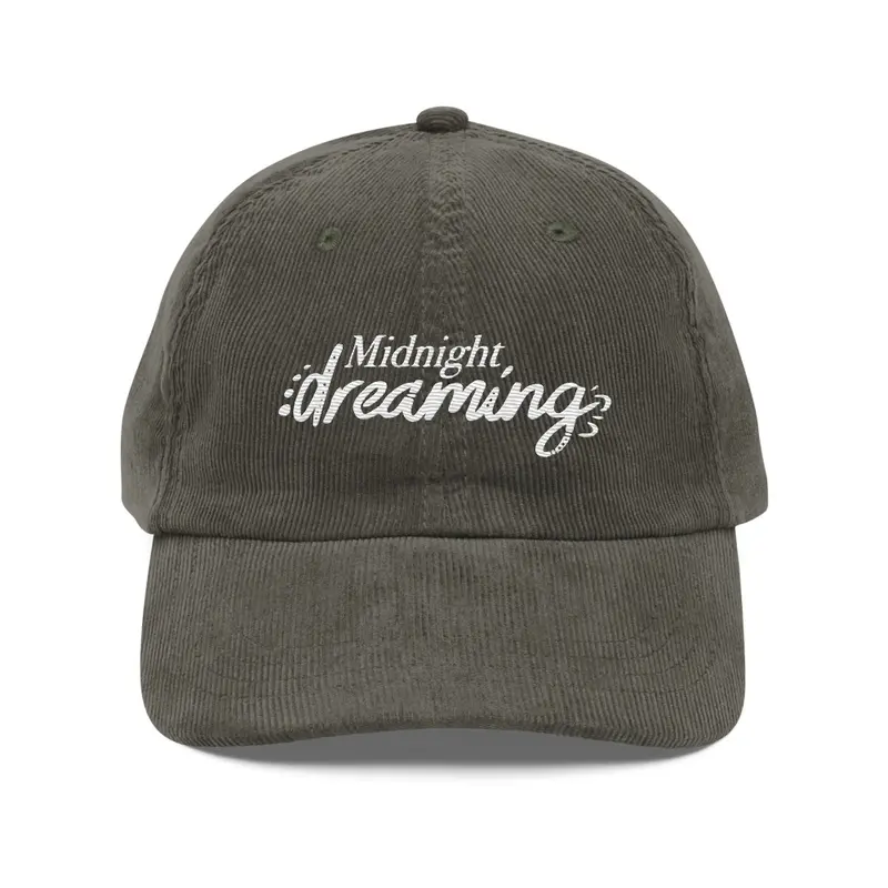 Vintage corduroy cap / Olive — Olive