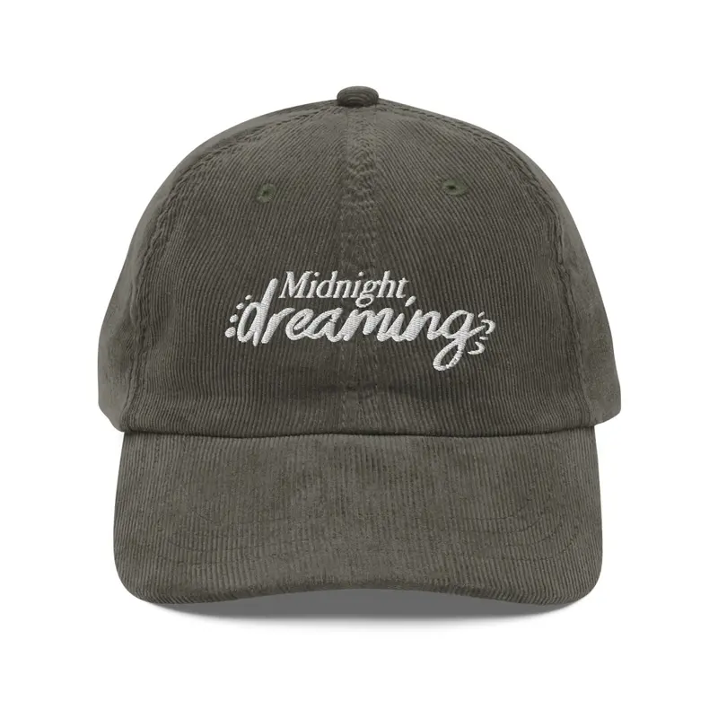 Vintage corduroy cap / Olive — Olive