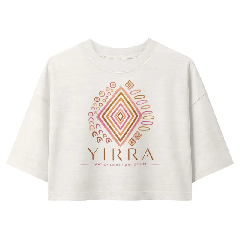 Women’s garment dye cropped tee / Vintage White / M — Vintage White