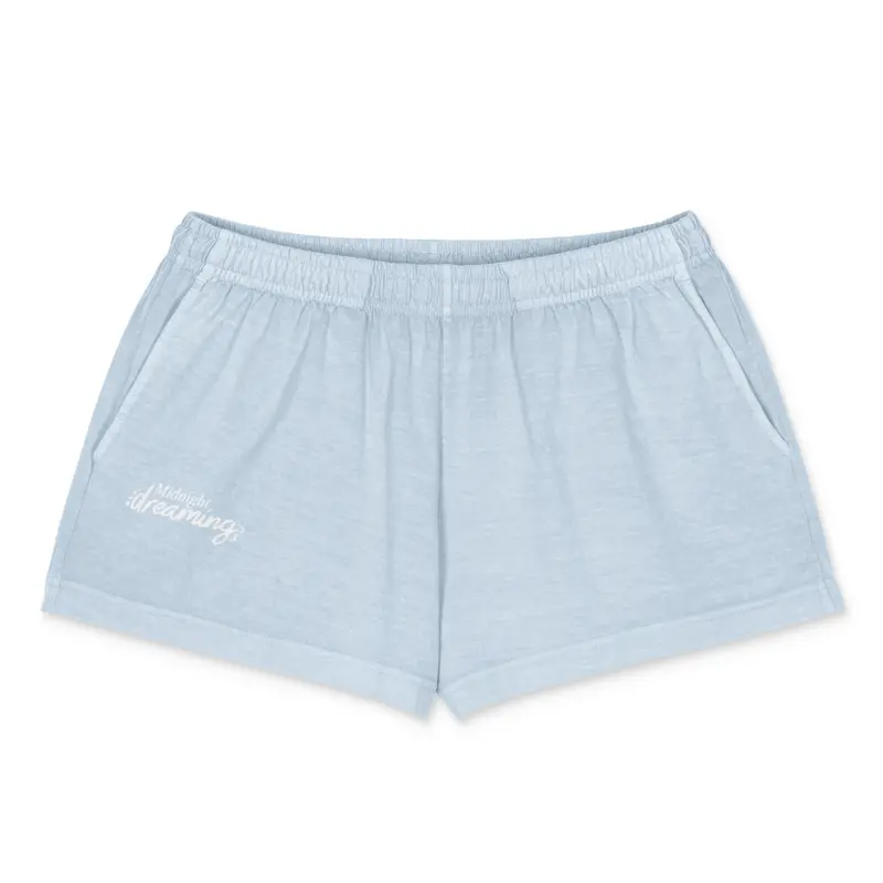 Women's garment-dyed shorts / Light Washed Denim / S — Light Washed Denim