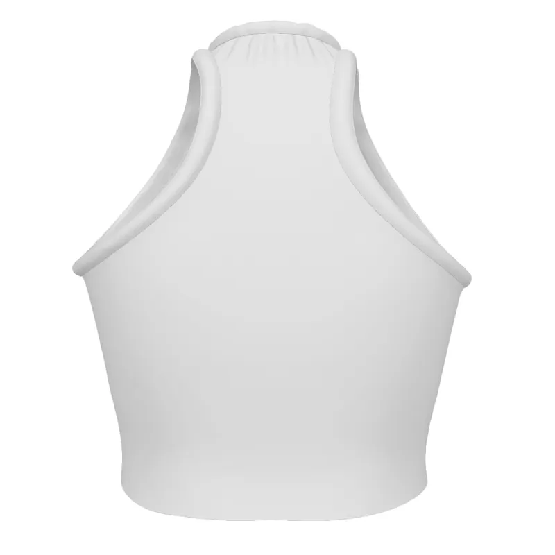 Women's High Neck Crop Tank Top — Midnight Dreaming