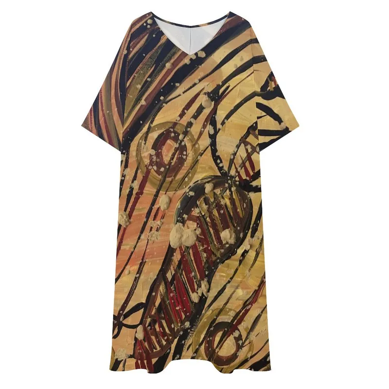 Women's Kaftan Midi Dress — Midnight Dreaming