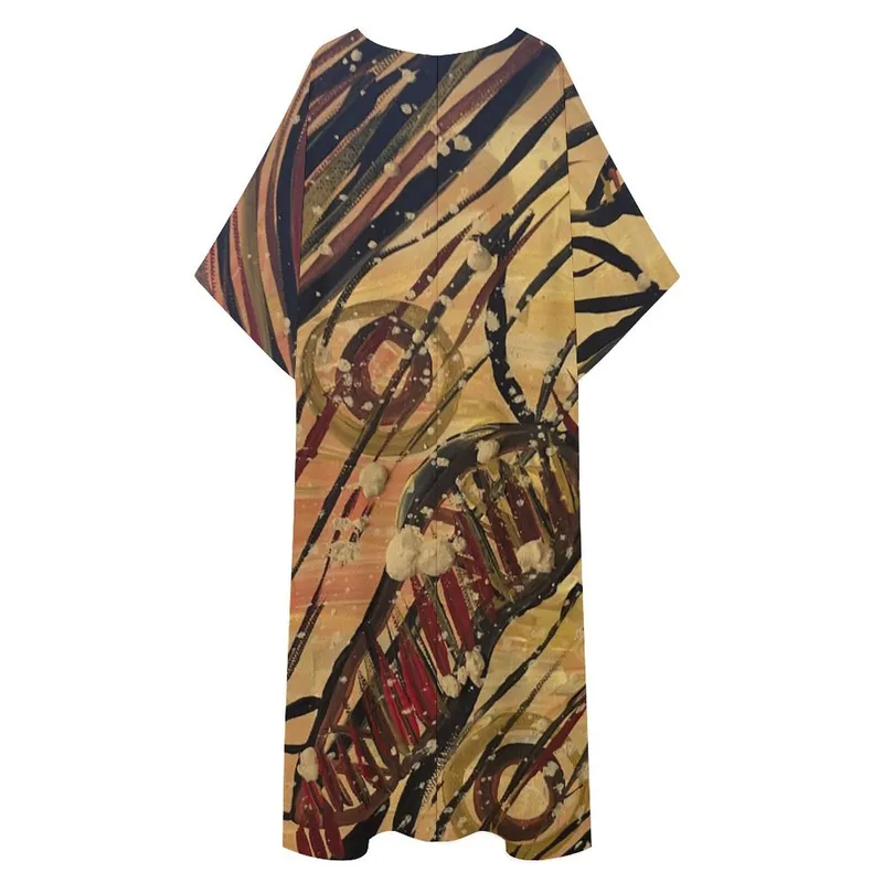 Women's Kaftan Midi Dress — Midnight Dreaming