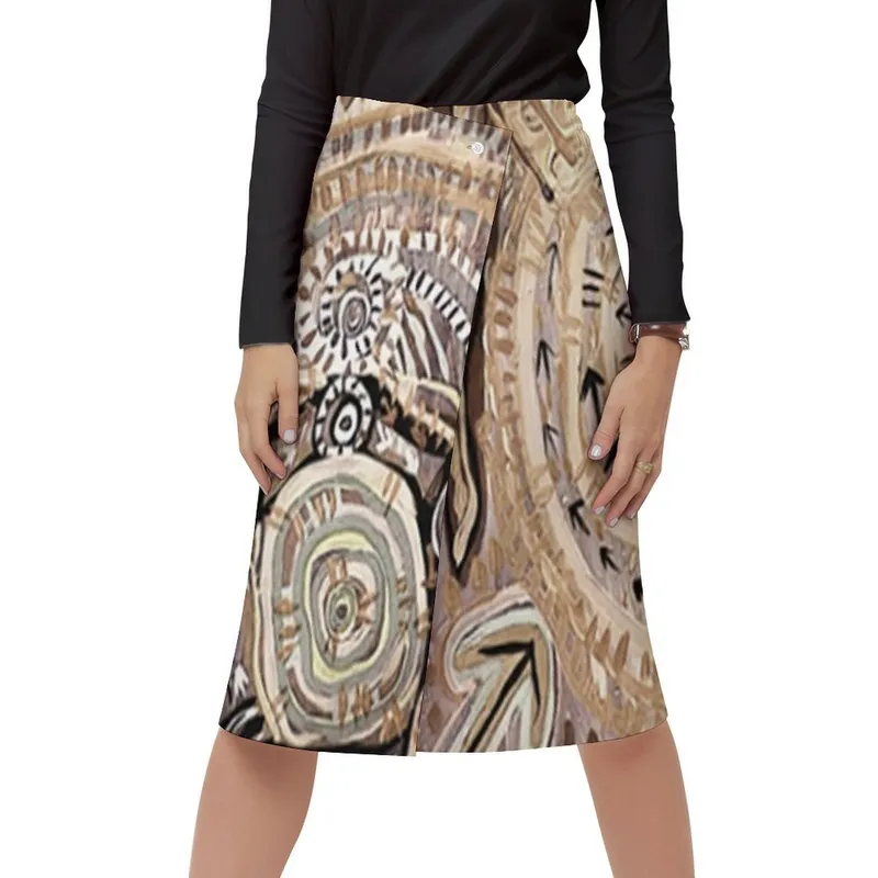 Women's Wrap Skirt — Midnight Dreaming