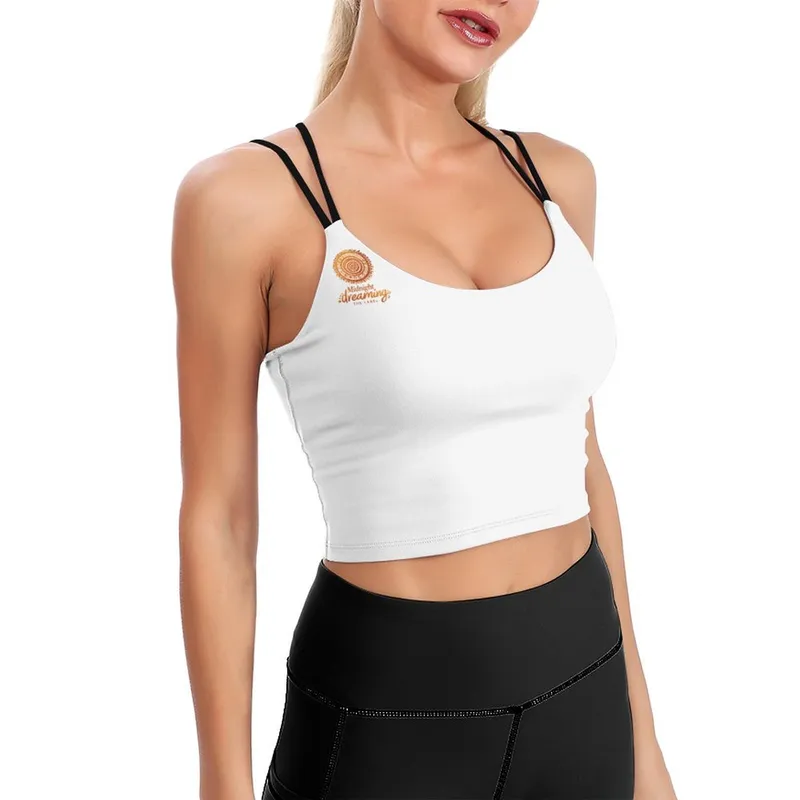 Yoga Top with Bra Pad — Midnight Dreaming